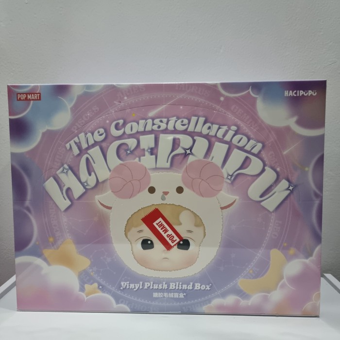 POP MART Hacipupu Constellation Plush Keychain 100% Original Set Sealed Cipung Figure Blindbox