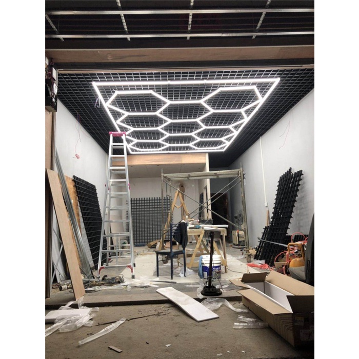 lampu hexagonal led Ruang Detailing