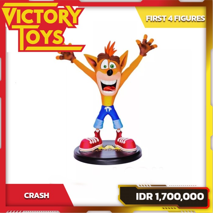 SANE TRILOGY CRASH BANDICOOT STATUE By First 4 Figures