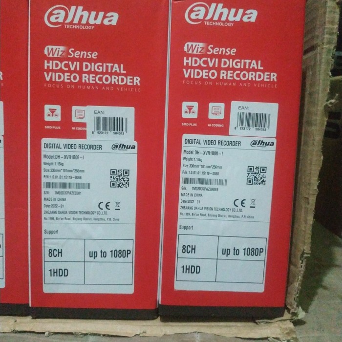 DVR Dahua XVR Dahua 8 2 MP