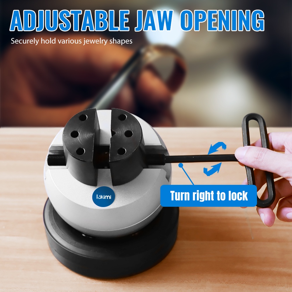 ELTRA 10kg Metal Engraving Block Ball Vise Holder Set Crimping Engraved Tools Crystal Goldsmith Big