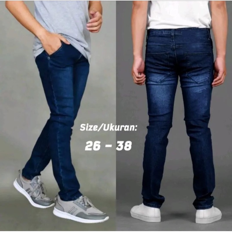 BIG PROMO Celana Jeans PENSIL Panjang Pria Model TERBARU 2023