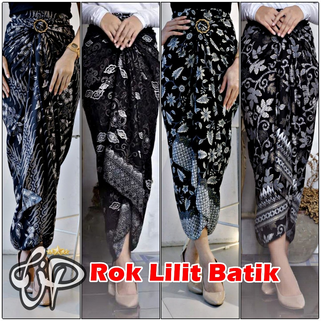 CUCI GUDANG CIP Rok lilit batik / rok lilit instan / rok lilit tali panjang / rok pesta bawahan