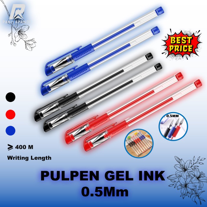 

Pulpen Gel Ink 0.5Mm Alat Tulis Kantor Sekolah Pena Pen Tinta Cair