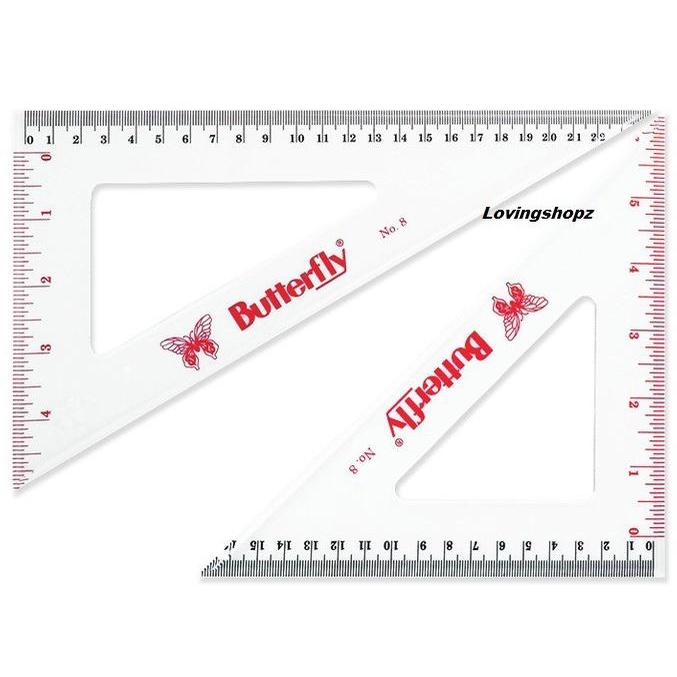 

Penggaris Segitiga No.8 Isi 2 Dengan Desain Modern Alat Kantor