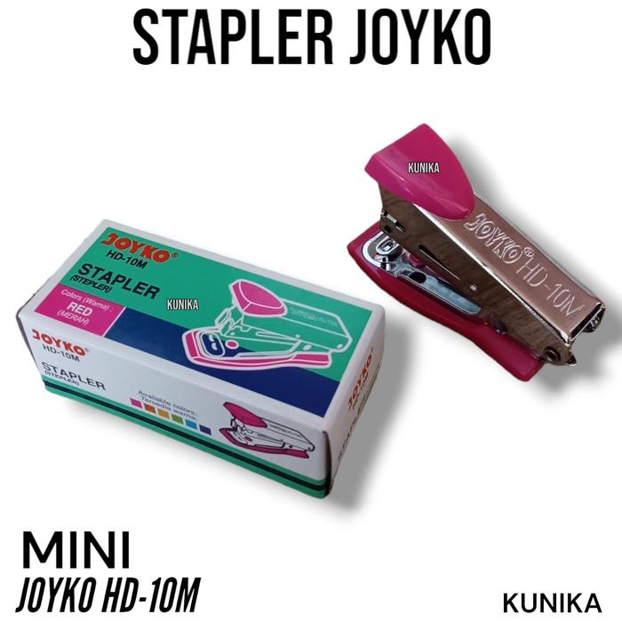 

Stapler Joyko Mini Hd-10M - Staples Mini Untuk Binder Dan Stationery Alat Kantor