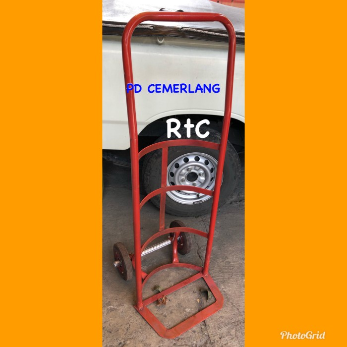 Trolley galon dan gas besar troli serbaguna 2 roda troli barang