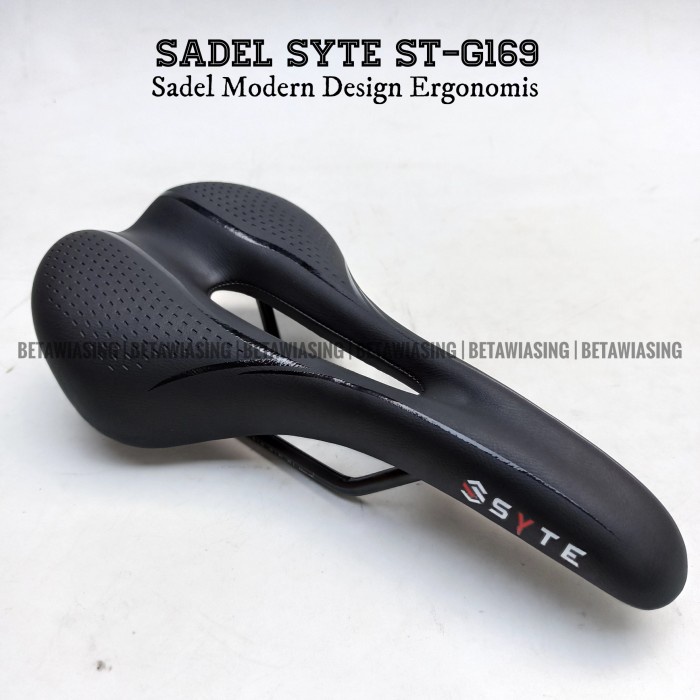 Saddle Jok SYTE Sadel Gel SYTE Original Sadel Sepeda Gel MTB BMX SeLi