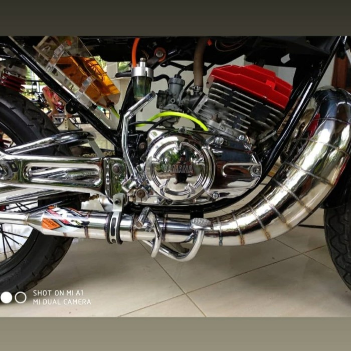 Knalpot Ykj Lobster Chrome Cacing Super Garing Original Ykj Racing
