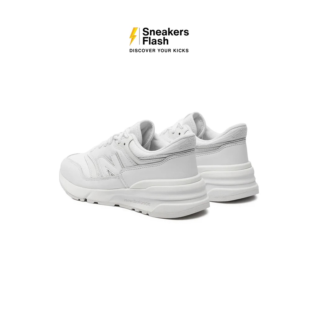NEW BALANCE 997R Triple White Sepatu Sneakers Unisex - U997RFA - Size 45