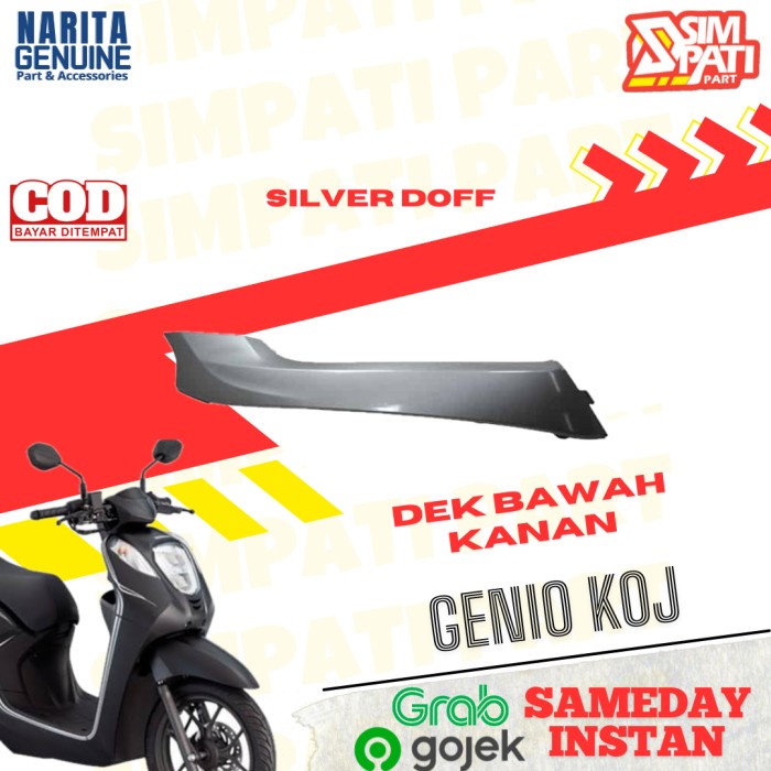 Cover Dek Lantai Bawah Samping Kanan Kiri Genio K0J