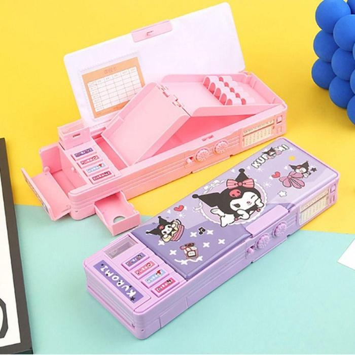 

HOT SALE! Ready StockGaya Baru Cinnamoroll Kotak Alat Tulis Multifungsi Kunci Kode Perempuan Pensil