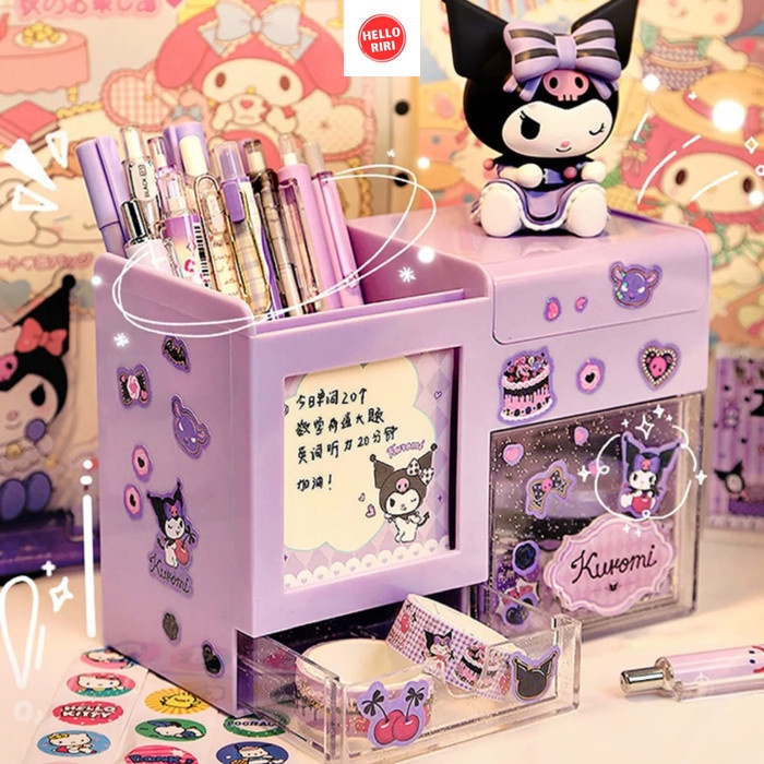 

Hello Riri SANRIO Pen Holder Kotak Penyimpan Alat Tulis Organizer Kotak Penyimpan Alat Serbaguna