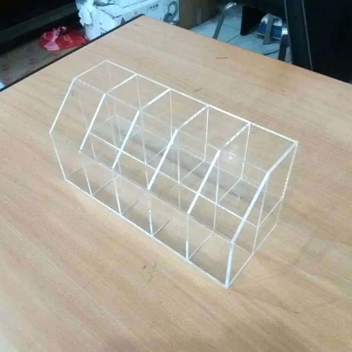 

akrilik 2 Tempat pulpen,spidol,pensil dll 2 susun
