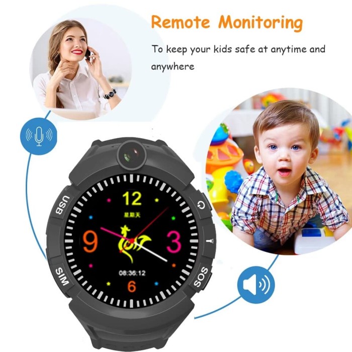 Jam Tangan Anak GPS Tracker Smartwatch Kids GPS Untuk Anak