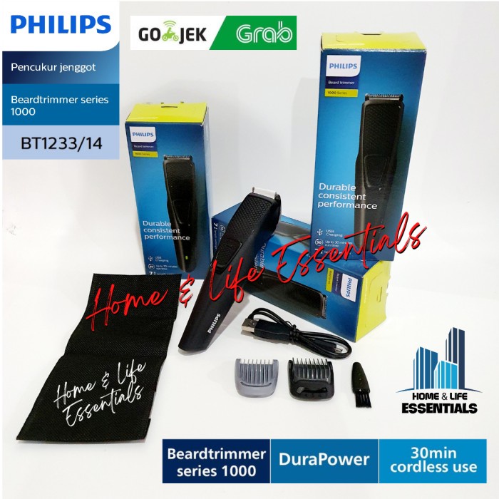 Alat Cukur Kumis Jenggot Philips BT1233 Electric Shaver Cukuran Philip