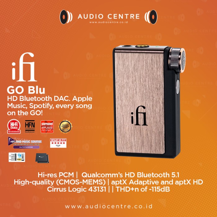 TERLARIS iFi Audio Go Blu GO Blu Hi-res Bluetooth DAC / bluetooth receiver dac