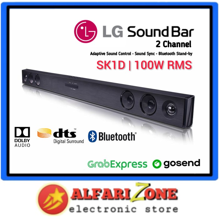 SoundBar LG 2.0SoundBar LG SK1D