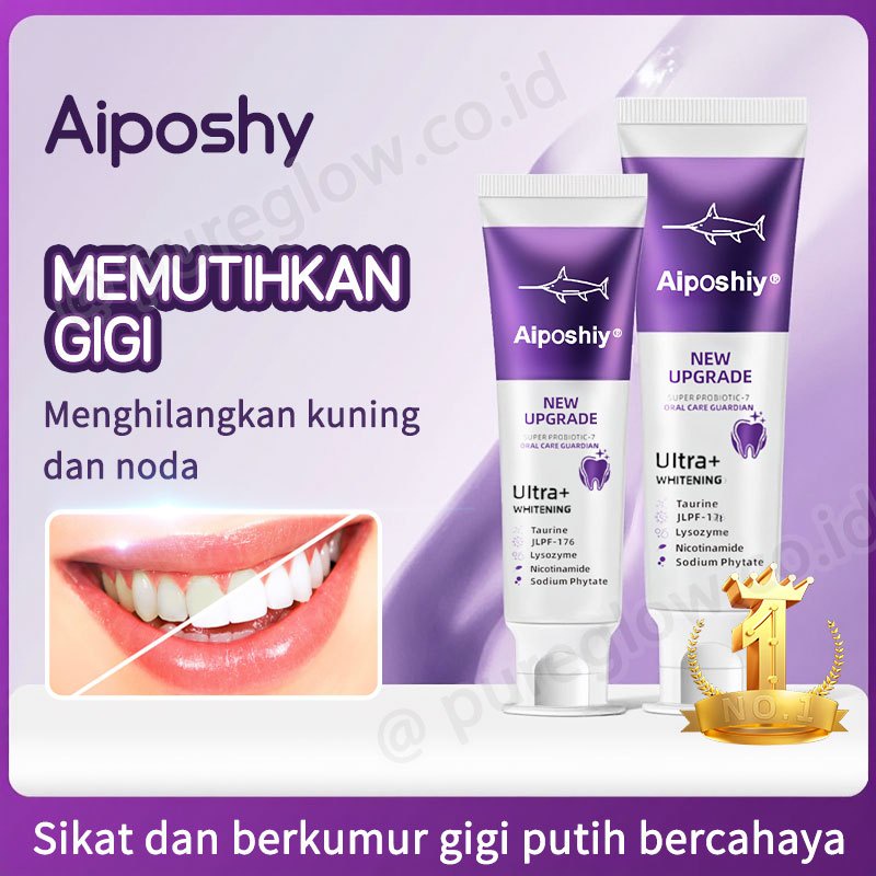 Aipohiy P7-Pata Gigi Pemutih Probioti Pata Gigi Pemutih 7 Hari Pata Gigi Pemutih Permanen