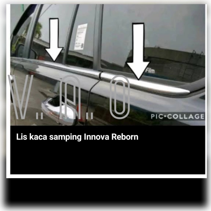 Ready lis kaca samping innova reborn