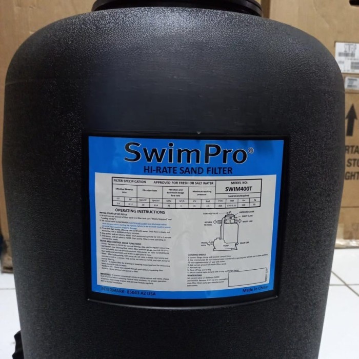 FILTER KOLAM RENANG 1 HP SWIM - SAND FILTER KOLAM RENANG UKURAN 1 HP