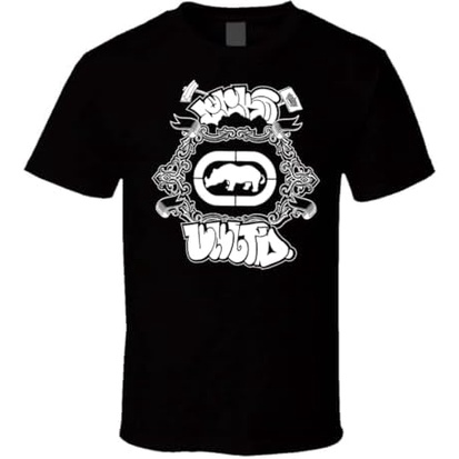 Kaos Pria Hitam Ecko Unltd dengan Logo Badak, Est. 1972 |6D7KhfcJ|