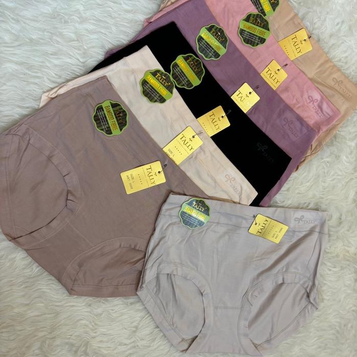 Cd Wanita Maxi Tally Bamboo Fibre Lusinan Katun Bambu Lembut Asli 100%