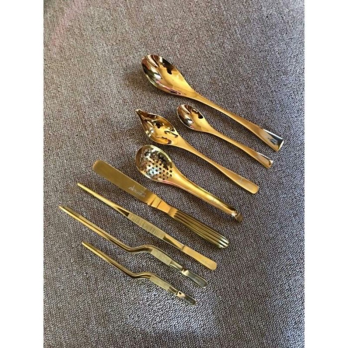 Aksara Plating Set Gold / 8 Item Tools / Plating Tools