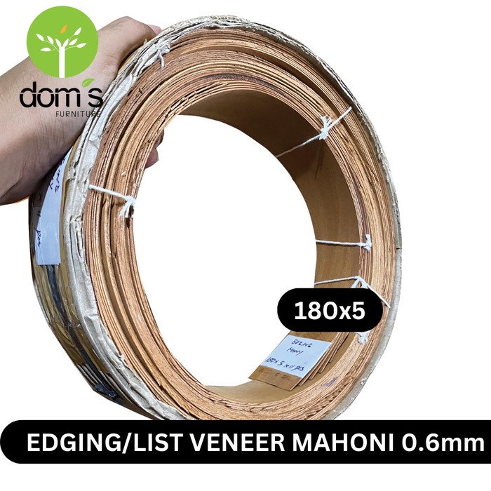 .........] Dom's Veneer Edging/List Kayu Mahoni Bahan/Material Kayu Asli DIY
