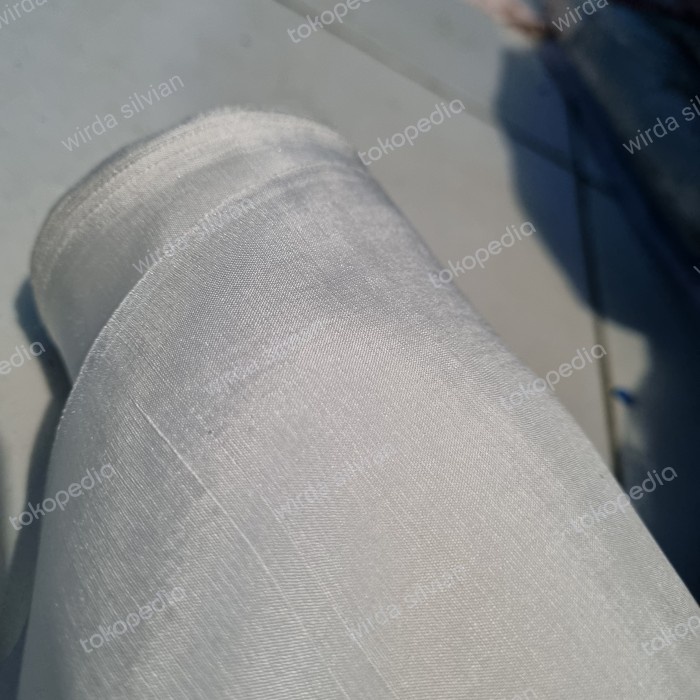 Kain Sutra Asli 100% Pure Silk Bahan Gaun DressThai silk