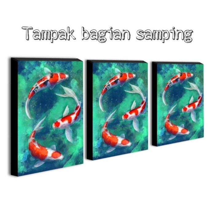 Hiasan Dinding Aesthetic Gambar Bunga Ukuran 120x60, Dekorasi dinding kamar lukisan bunga ukuran