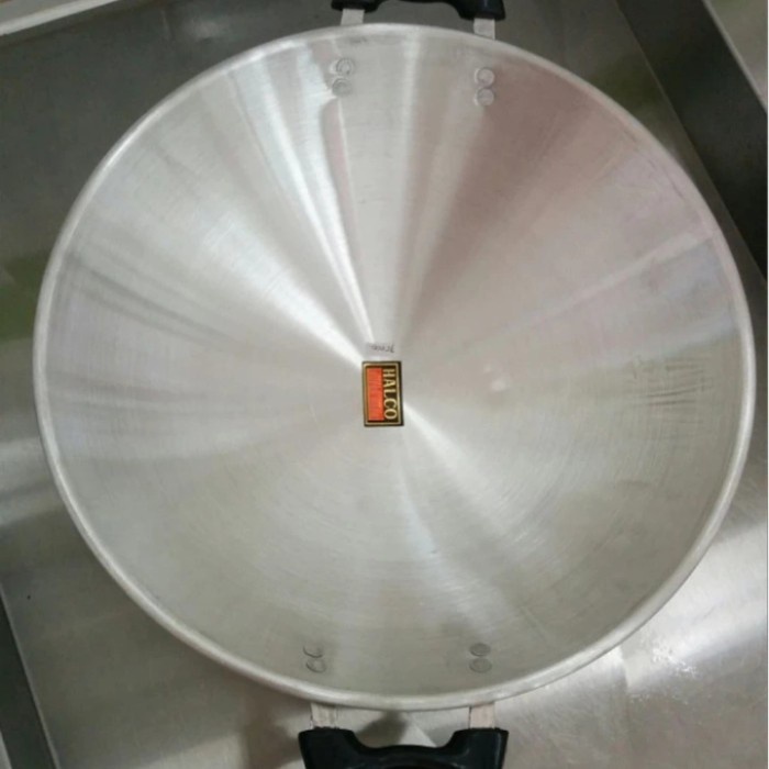 Herzliya Wajan Kuali Penggorengan Halco 36 Cm Alunium Halco 36Cm Tebal