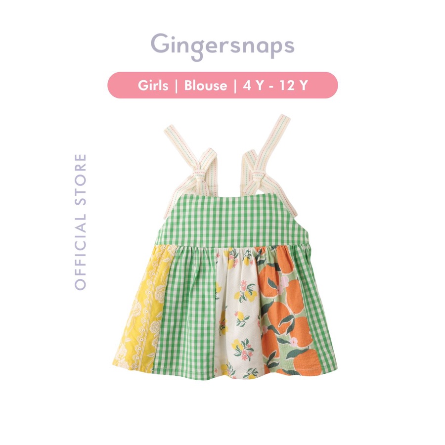 Gingersnaps Amalfi Blouse Multi - Atasan Anak Perempuan (Multi)