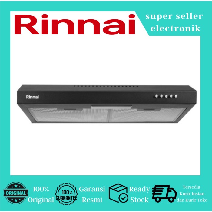 Herzliya Rinnai Cooker Hood Slim - Rh-S1456-Pbw