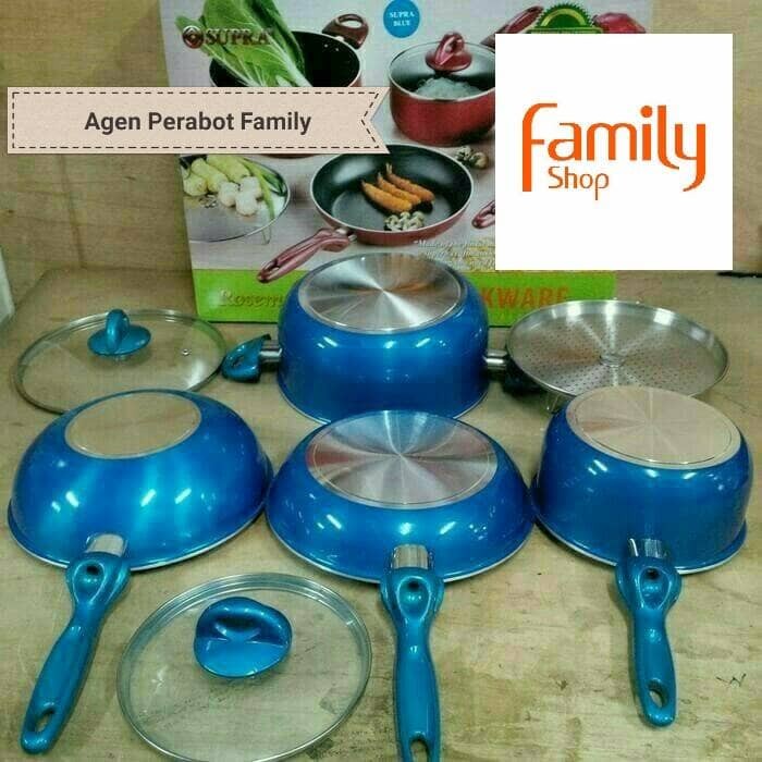 Natanel Panci Set Supra 7 Pcs / Supra Cookware 7 Piece / Supra Panci Set