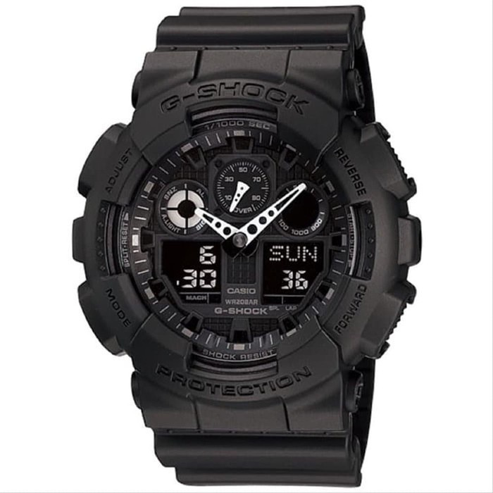 CASIO G-SHOCK GA-100-1A1 / GSHOCK GA100 ORIGINAL & BERGARANSI