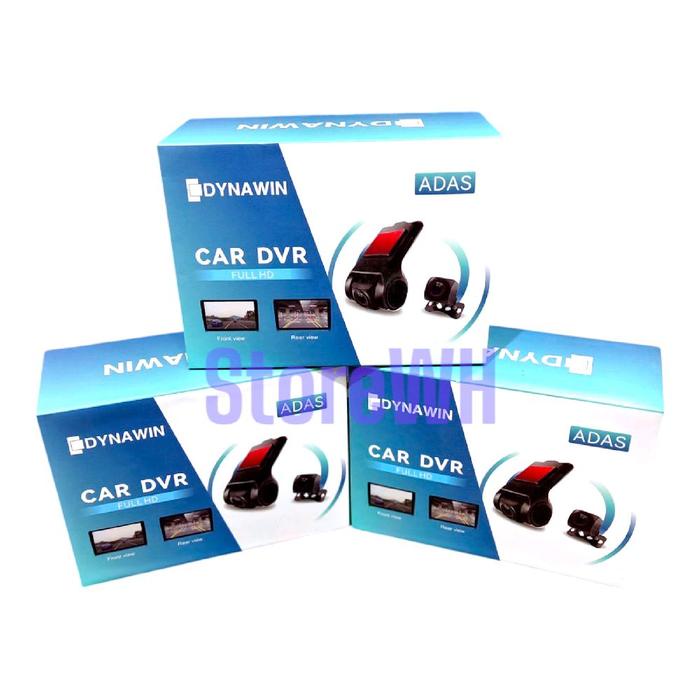 BISA GOSEND DVR DYNAWIN MOBIL DUAL KAMERA ADAS CCTV ANDROID UNIVERSAL 1080P LOOP RECORDING + G