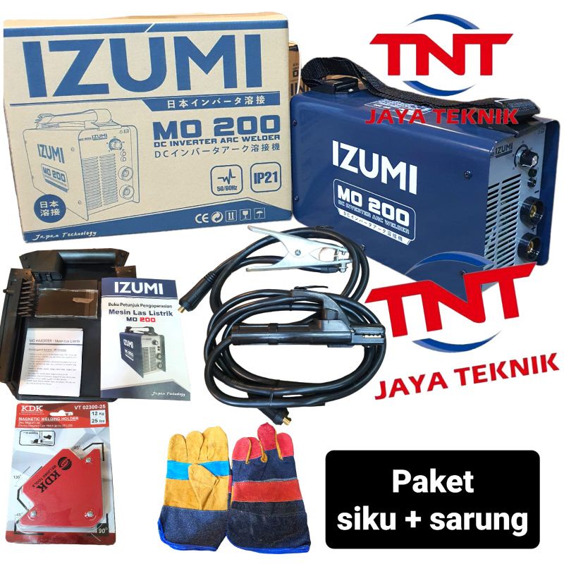 Laris Manis MESIN LAS INVERTER IZUMI MO 200 / TRAFO LAS INVERTER IZUMI MO 200 / TRAVO LAS IZUMI MO