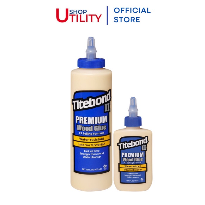 Lem kayu Titebond II Premium Wood Glue tahan air standar AS
