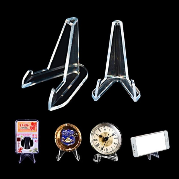 

. 30Pcs Transparent Acrylic Display Stand Holder Easel For -