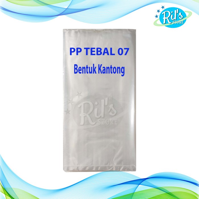 BERGARANSI Kantong Plastik PP TEBAL 07 / PP KAKU BENING / 18X25 - 23X35 - 25X45