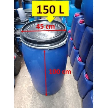 Tong Plastik Tempat Sampah / Tong Biru / Tempat Air Bekas