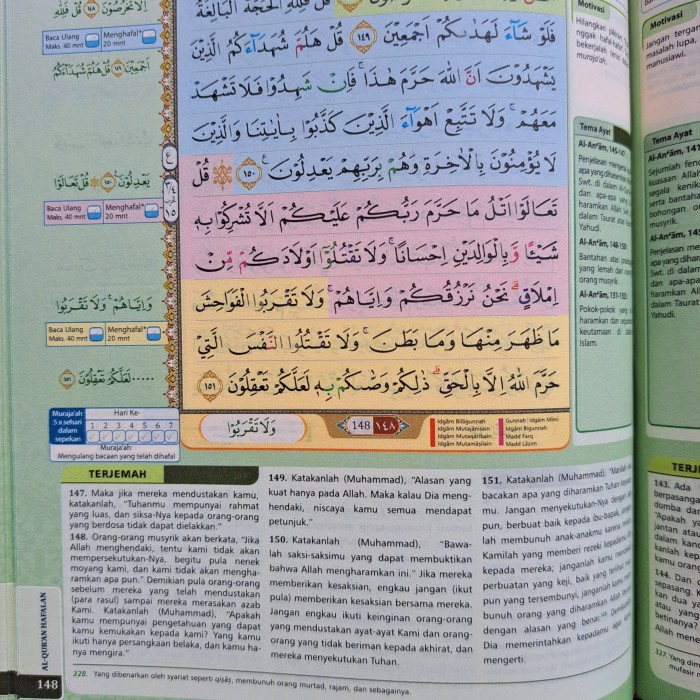 Alquran Hafalan Terjemah Al-Hufaz Milenial Tajwid B6, Al-Quran Alhufaz