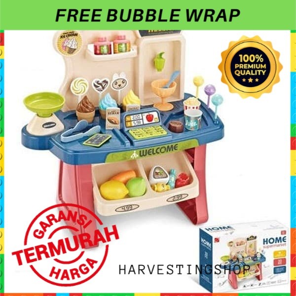 HOT SALE Mainan Edukasi Anak Perempuan Cewek Mini Market Belanja 3 6 8 9 Tahun