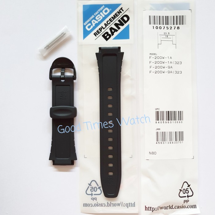 Strap Casio F-200W / F 200W F 200 Casio Original Harga Promo