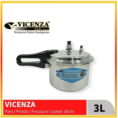 Citayam Presto 3 Liter Vicenza/ Panci Presto Vicenza 18 Cm/ Pressure Cooker PREMIUM