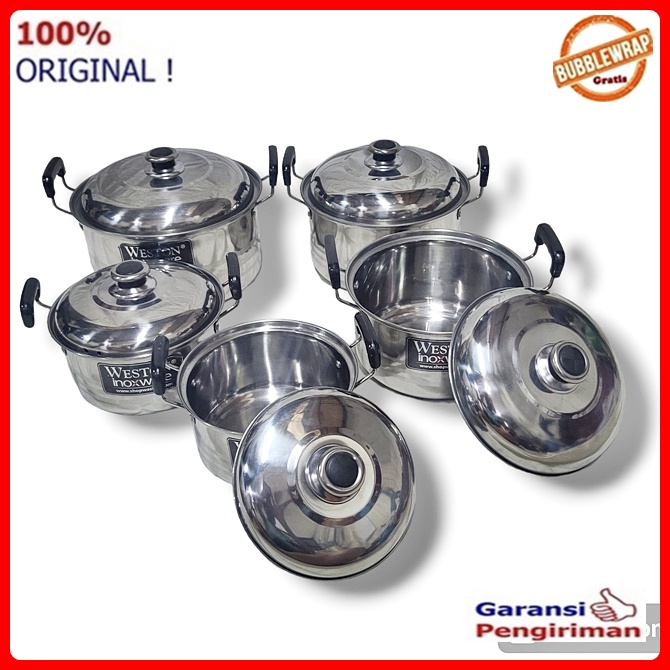 Citayam panci stainless panci set stainless panci stainless Grade A Weston PREMIUM
