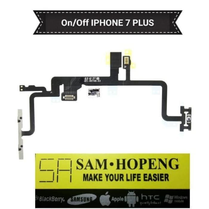 Flexible Fleksibel Connector Konektor On Off Volume iPhone 7+ / 7 Plus
