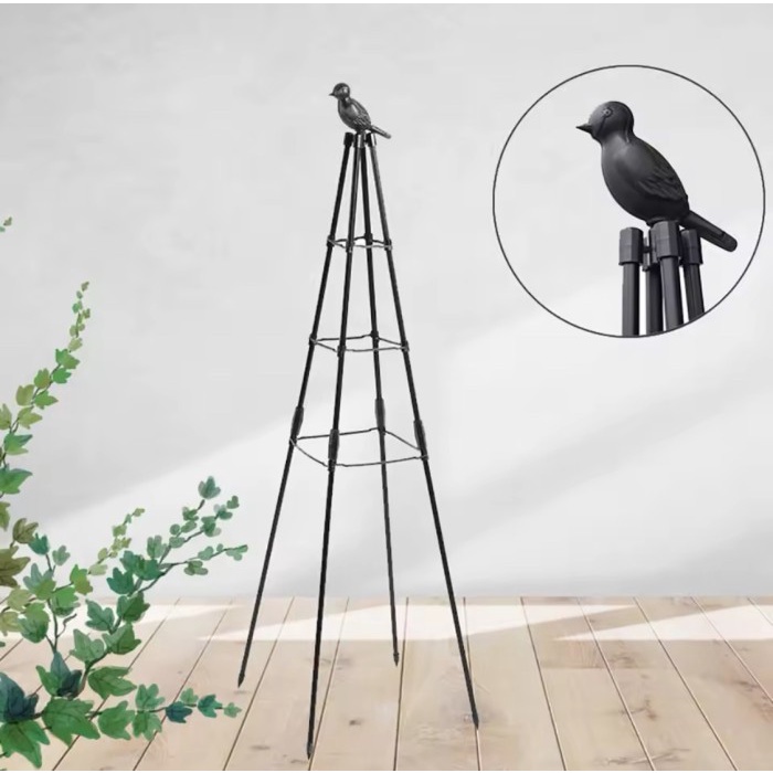 Cagak Ajir Hiasan Tanaman Rambat Tomat Sandaran Penyangga 180cm Plant Support Tower Stand For Flower