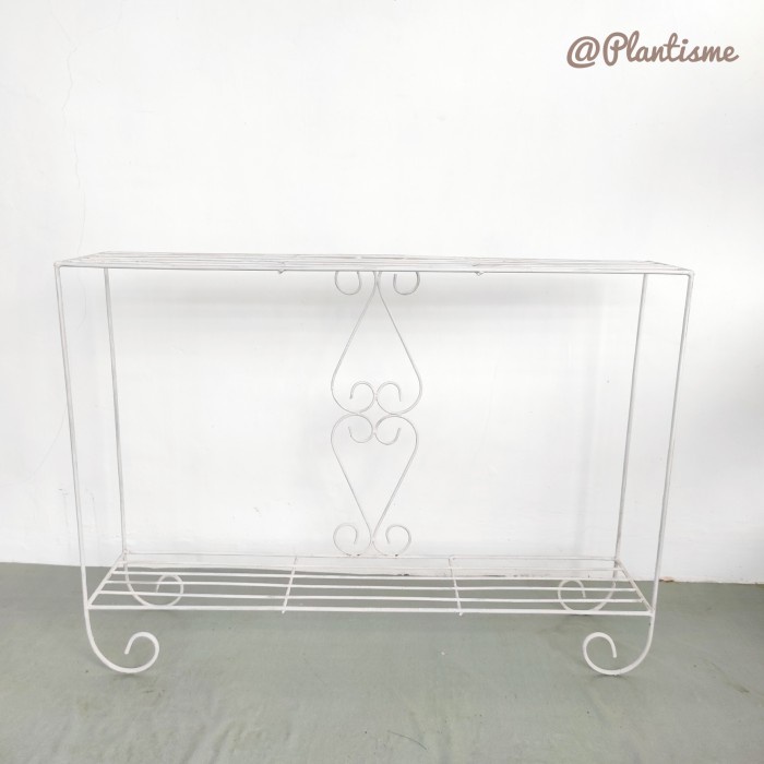 Rak - Rak Besi Tingkat Tangga Susun 1 Minimalist Pot Tanaman Hias